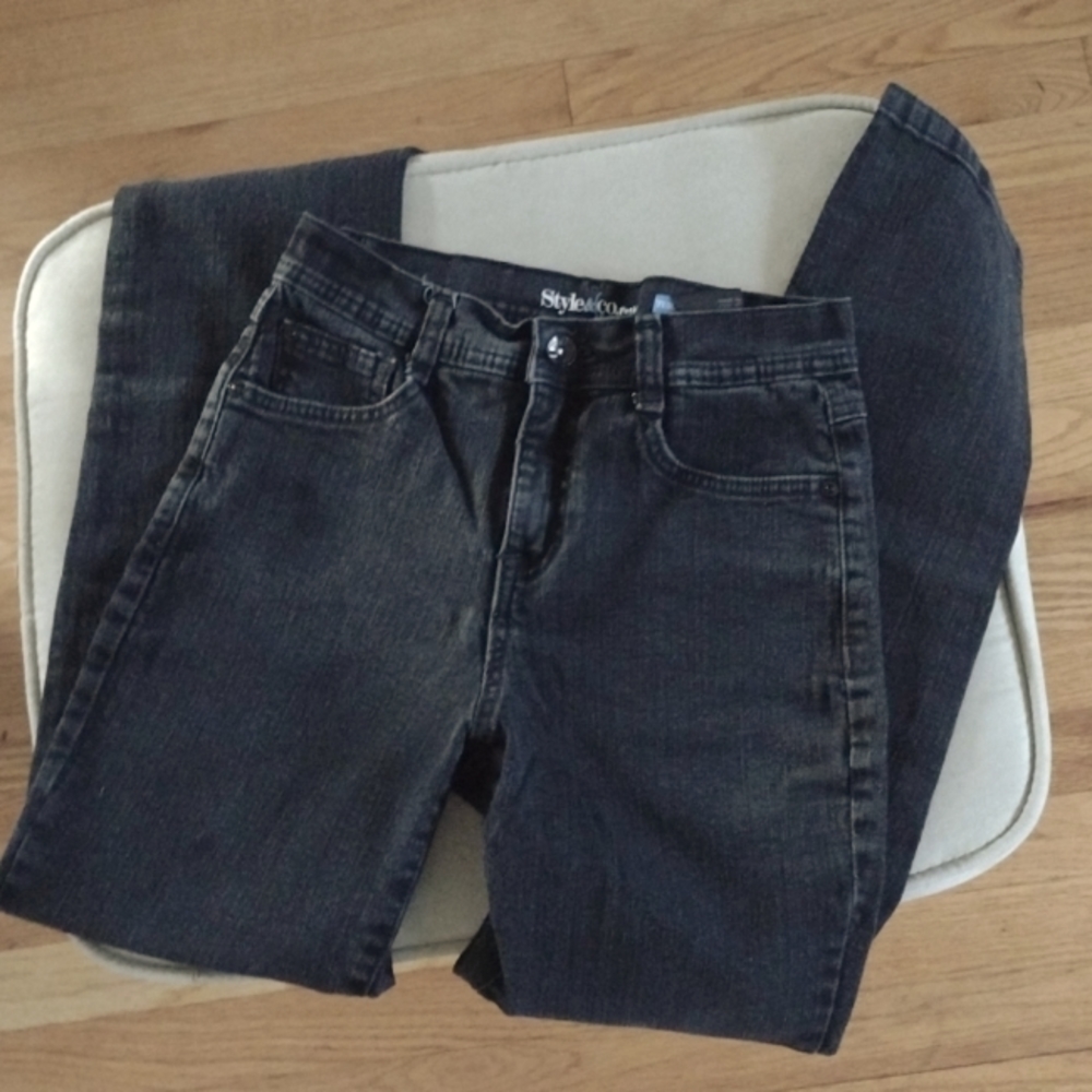 Style & Co. Petite Jeans Tummy Control Stretch 4